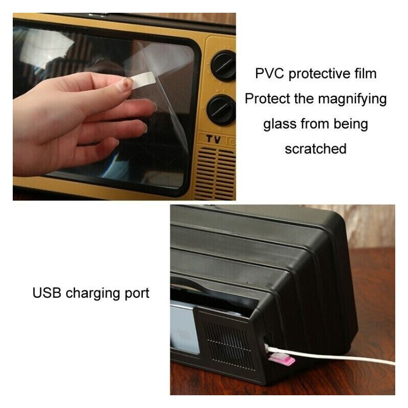Hongu Schermo lente ingrandimento 12" per cellulare smartphone form...