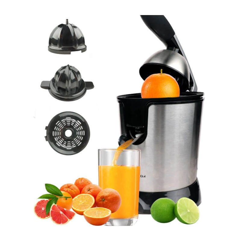 Spremiagrumi Elettrico Professionale 350W Estrazione A Leva Casa Bar JE-651E