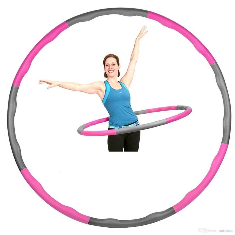 Hula Hoop in schiuma componibile smontabile addominali e fianchi perfetti 95 cm