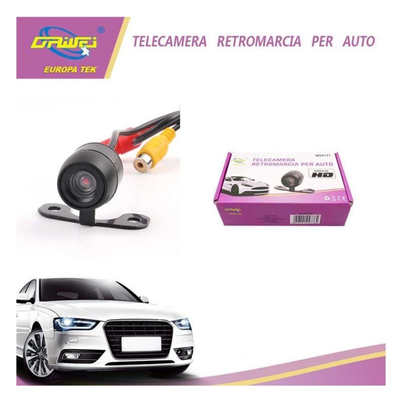 Driwei 170° Retrocamera Telecamera Retromarcia Auto Parcheggio Came...
