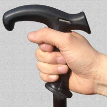 Bastone Da Passeggio Per Anziani Disabili lunghezza 90cm idea Nero e argento