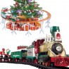 Hongu Trenino natalizio sotto albero treno elettrico luci suoni loc...