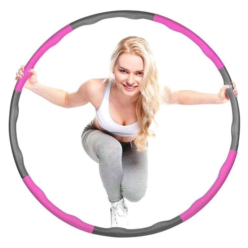 Hula Hoop in schiuma componibile smontabile addominali e fianchi perfetti 95 cm
