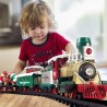 Hongu Trenino natalizio sotto albero treno elettrico luci suoni loc...