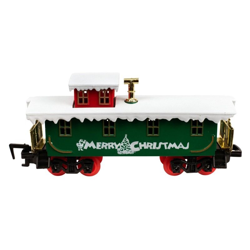 Hongu Trenino natalizio sotto albero treno elettrico luci suoni loc...