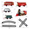 Hongu Trenino natalizio sotto albero treno elettrico luci suoni e f...