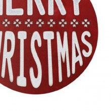 Cartello Di Benvenuto Porta D'Ingresso legno rosso decorativo appendere Natale