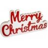 FGF Scritta natalizia Merry Christmas XMAS in legno decorazione app...