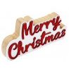 FGF Scritta natalizia Merry Christmas XMAS in legno decorazione app...
