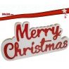 FGF Scritta natalizia Merry Christmas XMAS in legno decorazione app...