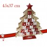 FGF Calendario Avvento albero di Natale in Legno 24 Cassetti Decora...