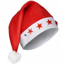 Cappello di Babbo Natale 12 pz luci Led Luminoso feste Travestimento accessorio