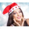 FGF Cappello di Babbo Natale 12 pz luci Led Luminoso feste Travesti...