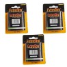 3 pacchetti 3 batterie dipolo rettangolo lunga durata 9V pile batteria pila