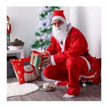 Costume Da Babbo Natale da Uomo Adulto Taglia Unica Santa Claus travestimento