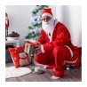 Hongu Costume Da Babbo Natale da Uomo Adulto Taglia Unica Santa Cla...
