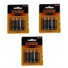 3 pacchetti 6 batterie torcia C torcione lunga durata 1,5V pile batteria pila