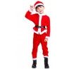 Costume bimbo vestito Babbo Natale varie taglie con cappello Santa ...