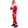 Costume bimbo vestito Babbo Natale varie taglie con cappello Santa ...