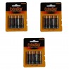 3 pacchetti 12 batterie stilo AA lunga durata R6 1.5V pile batteria pila