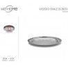 Vassoio Piatto Ovale 5pz In Acciaio Inox Portata Servizio Cucina da...