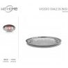 Vassoio Piatto Ovale 5pz In Acciaio Inox Portata Servizio Cucina da...
