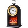 Nataluna Lampada da Tavolo Lanterna Led Effetto Fuoco Camino con or...