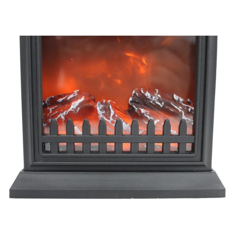 Nataluna Lampada da Tavolo Lanterna Led Effetto Fuoco Camino con or...