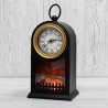 Nataluna Lampada da Tavolo Lanterna Led Effetto Fuoco Camino con or...
