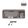 Andowl Tastiera bluetooth Ultra slim Wireless Compatibile Windows M...