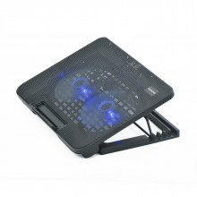 Base supporto raffreddamento per notebook pc portatile 2 ventole USB dissipatore