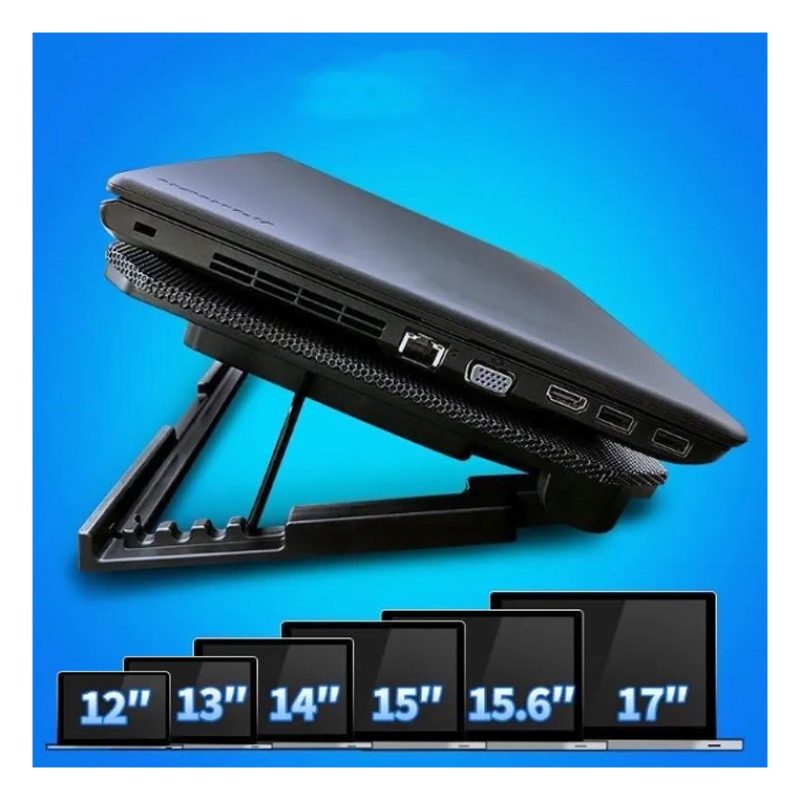 Hongu Base supporto raffreddamento per notebook pc portatile 2 vent...