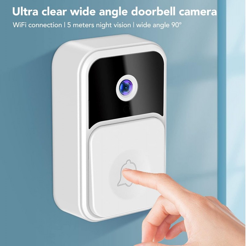Andowl Video Citofono senza fili con telecamera HD WIFI audio campa...