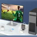 Adattatore bluetooth 5.0 ricevitore trasmettitore aux wireless tv pc smartphone