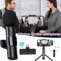 Microfono lavalier a clip wireless Bluetooth Senza fili iPhone Android USB C