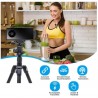 Wolulu Microfono lavalier a clip wireless Bluetooth Senza fili iPho...
