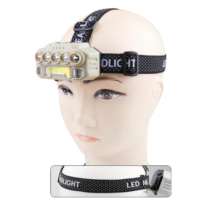 Hongu Torcia Lampada Frontale da Testa Ricaricabile Luce Led per Pe...