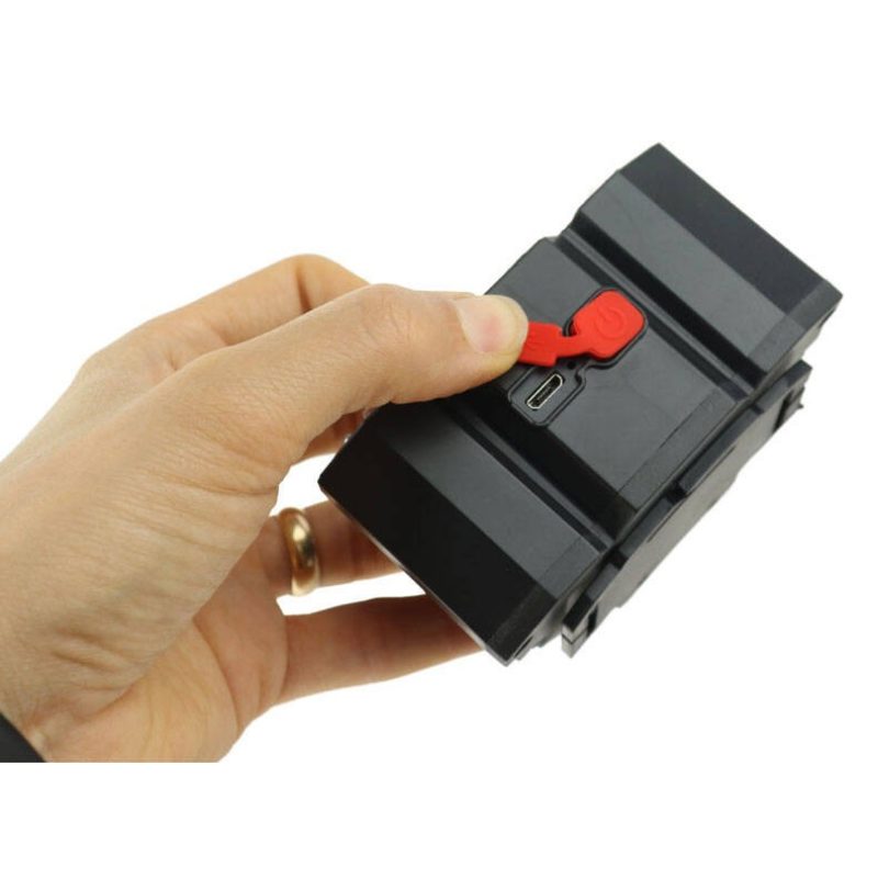 Torcia da Testa Lampada Frontale Ricaricabile 6 Led potente USB Pes...