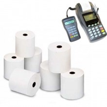 10 Rotoli termici MM 57x20 per dispositivo carta termica anima 12mm omologati