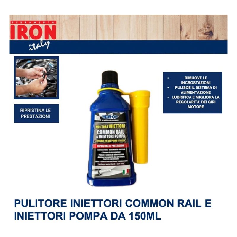 Iron Additivo Pulizia Iniettori Diesel Common rail disincrostante P...
