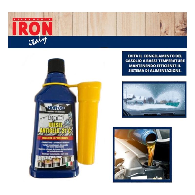 Iron Diesel Additivo Anti-freeze Anticongelante gasolio antigelo fi...