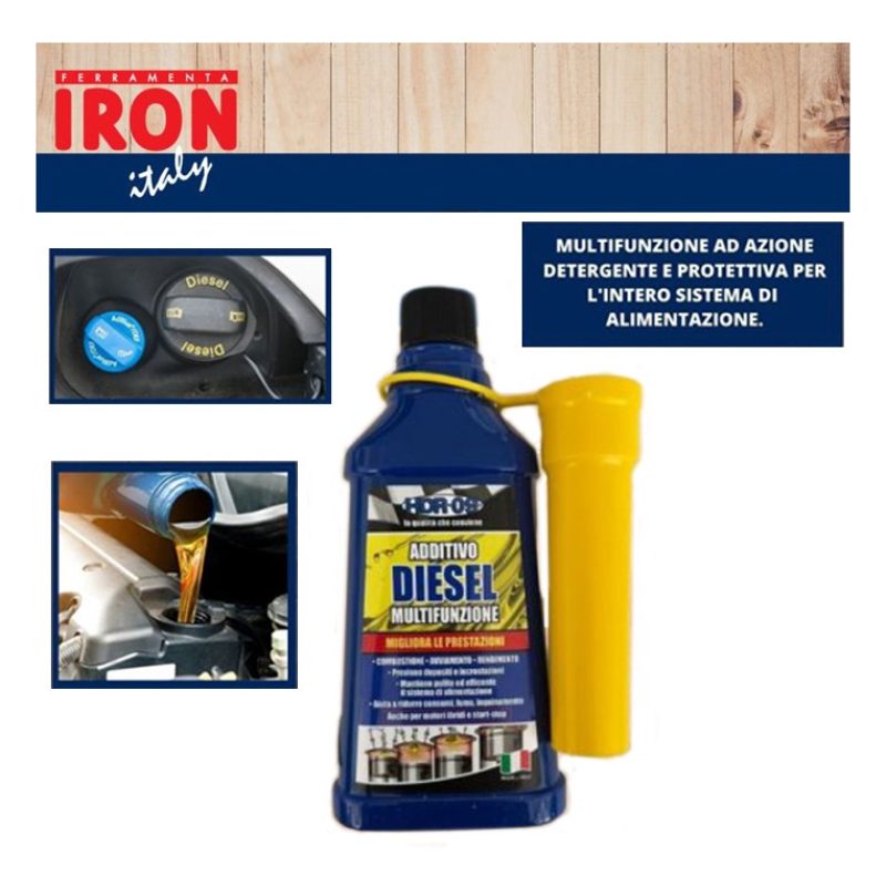 Iron Additivo multifunzione per motori Diesel Pulitore iniettori ga...