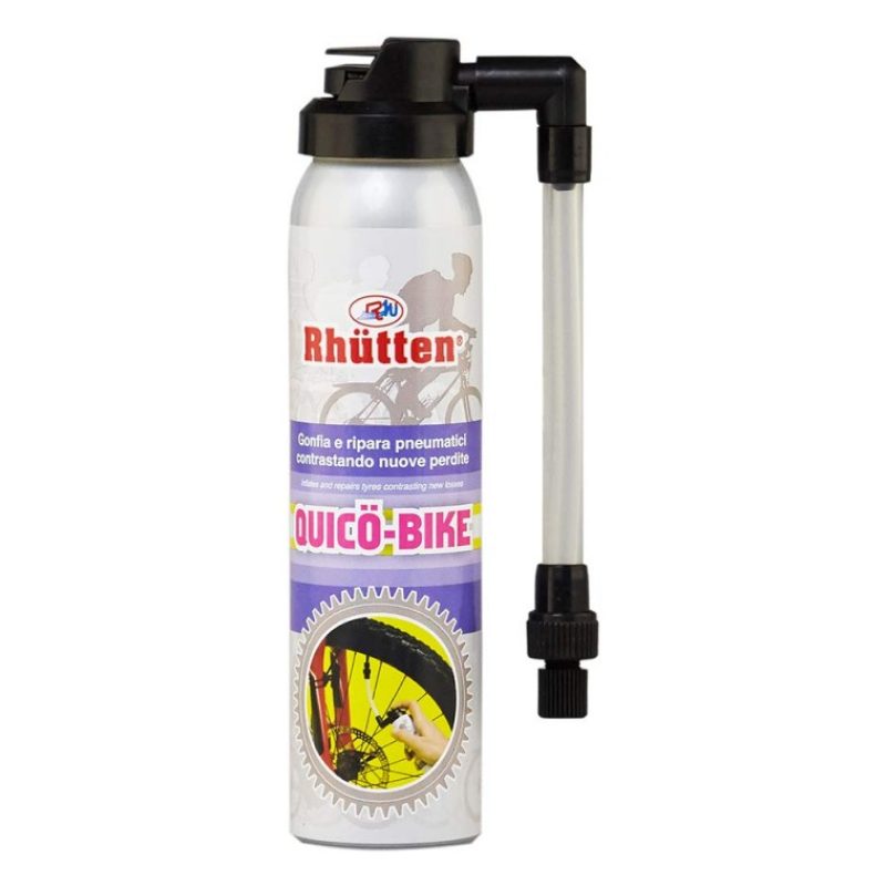 Rhutten Quico bomboletta spray gonfia e ripara per pneumatici Bici ...
