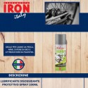 Spray lubrificante multiuso multifunzione disossidante 200ml Rhutten bici armi
