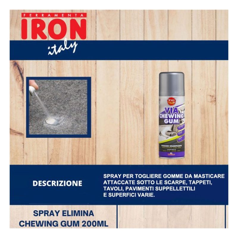 Rhutten Spray Rimuovi Chewing Gum Gomme da masticare Distaccante te...