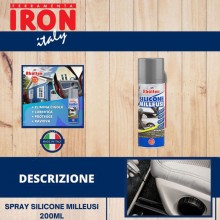 Spray Silicone Idrorepellente Lubrificante multiuso protettivo 200ml Rhutten