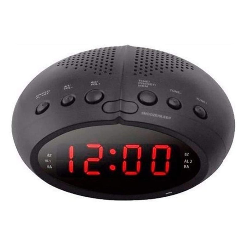 Allpress Radio sveglia orologio digitale CR-2466 FM Display a Led R...