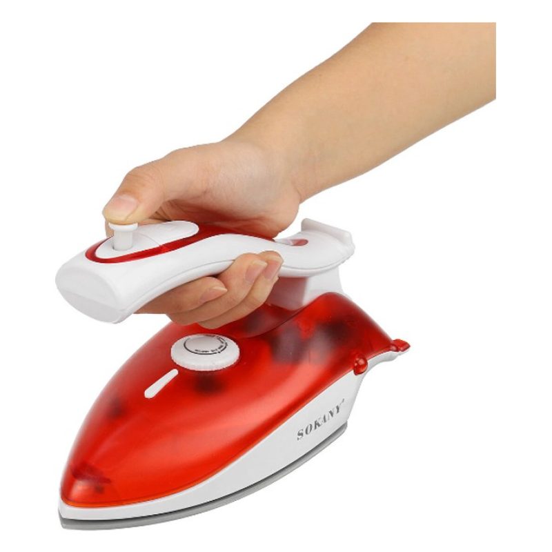 Sokany Mini Ferro da stiro a vapore portatile da viaggio 1000W rego...