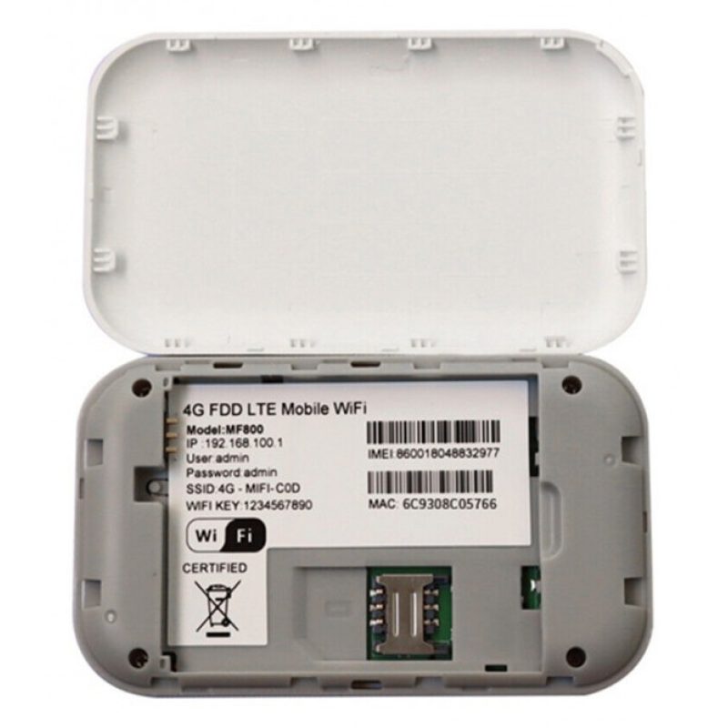 Hongu Router tascabile WiFi 4G hotspot mobile portatile con slot sc...