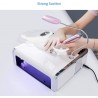 Hongu Kit 4 in 1 Estetista Aspiratore Fresa Lampada Manicure Pedicu...